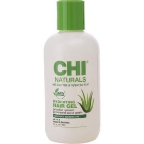 CHI by CHI NATURALS WITH ALOE VERA HYDRATING HAIR GEL 6 OZ