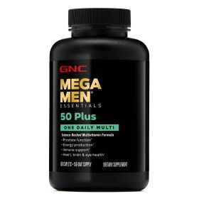 GNC Mega Men������ 50-Plus One Daily Multivitamin Value Size, 150 Tablets, Vitamin and Minerals for Males 50 and over